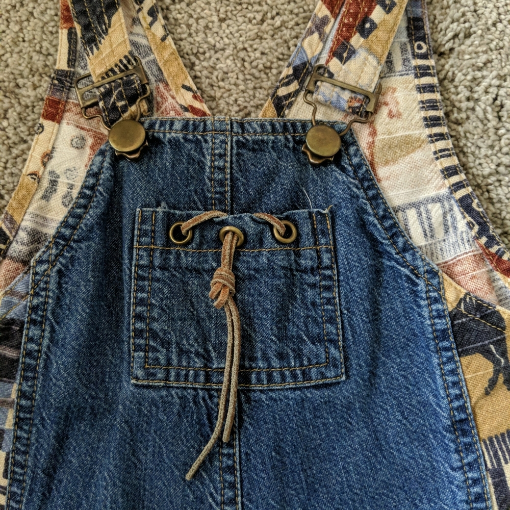 Catch Cach Infant Farm Animals Western Overalls 24 - Picture 6 of 8
